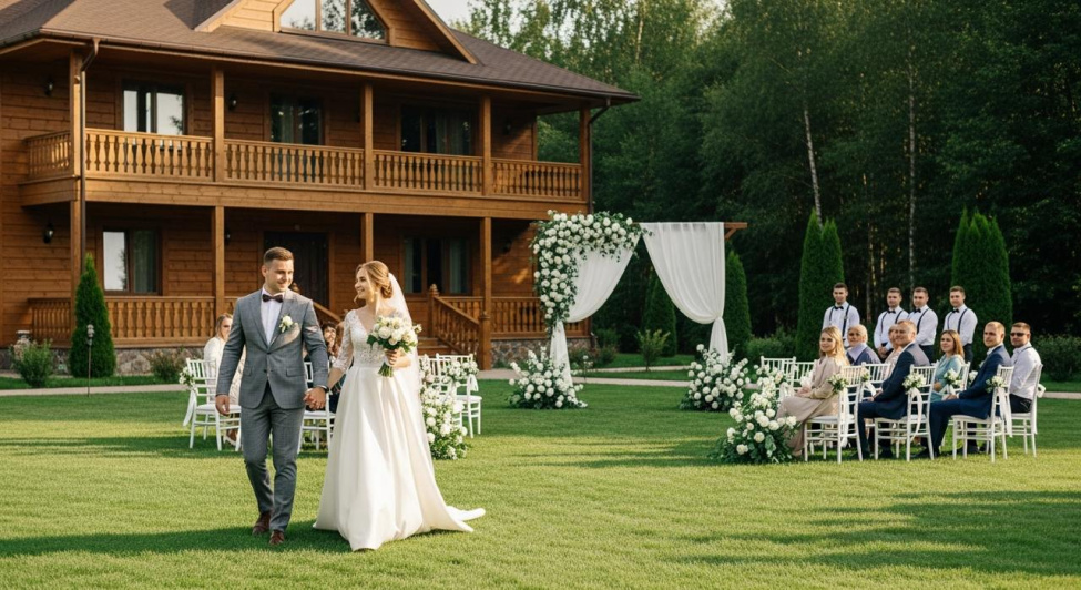 Свадьба за городом: что нужно знать перед выбором площадки