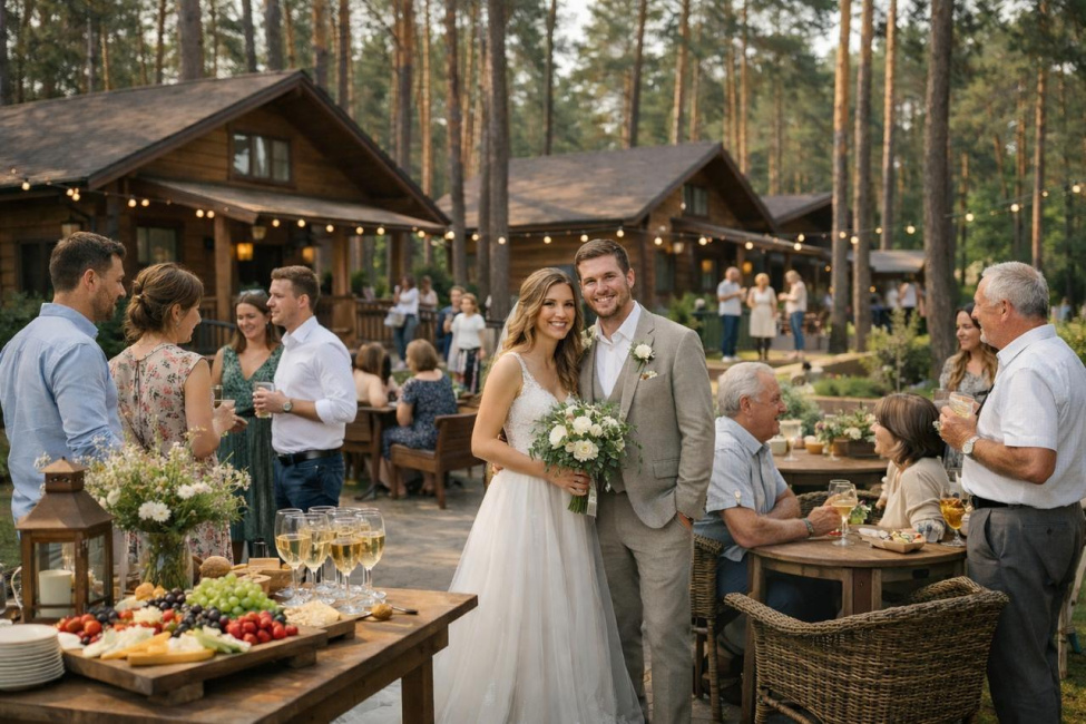 Свадьба с проживанием и размещением на 25+ человек