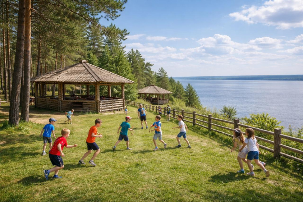 Место для детского лагеря в Поволжье: аренда площадки с проживанием и питанием
