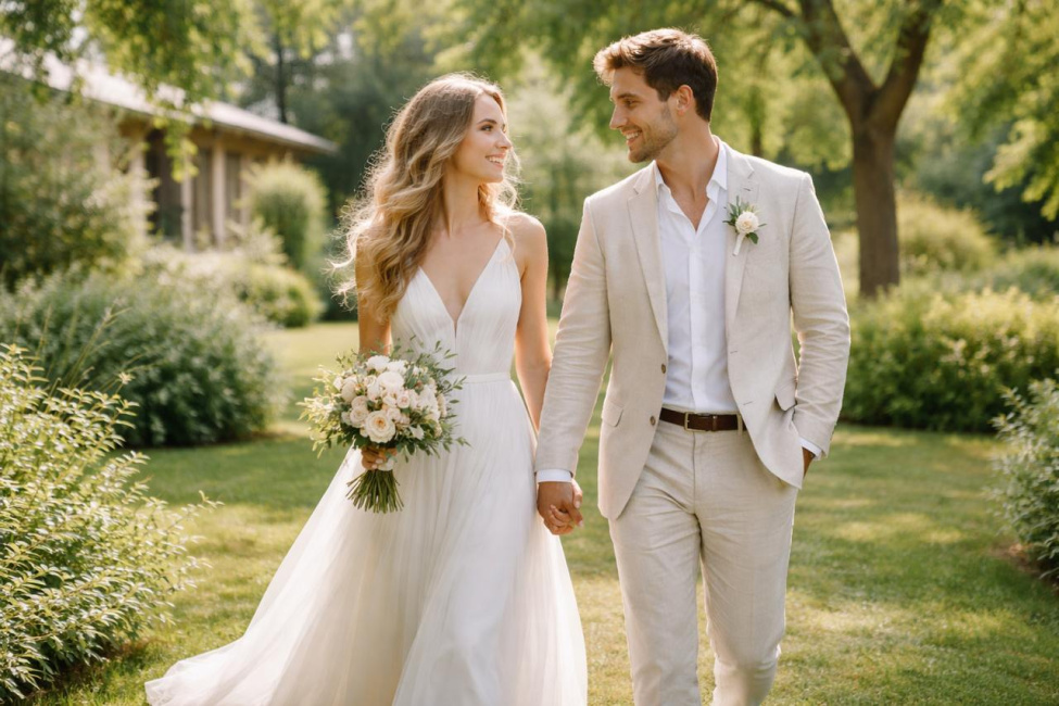 Красивая свадьба летом: образы, наряды и советы по организации