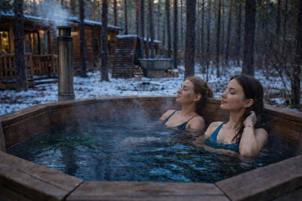 парение в банном чане