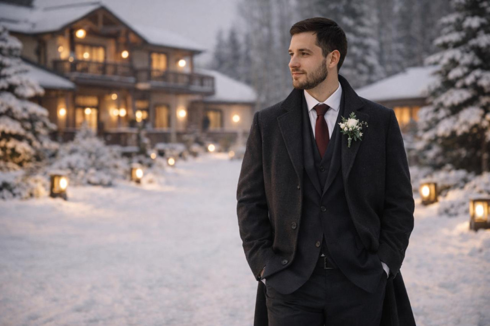 образ жениха зимой