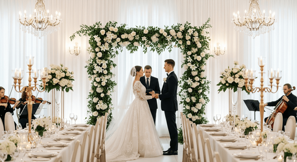 классический стиль свадьбы