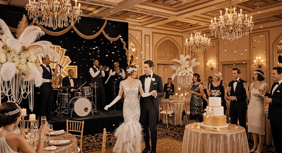 свадьба в стиле Гэтсби