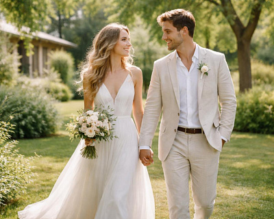 Красивая свадьба летом: образы, наряды и советы по организации