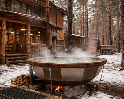 Банный чан в СПА: загородный отдых с пользой для тела